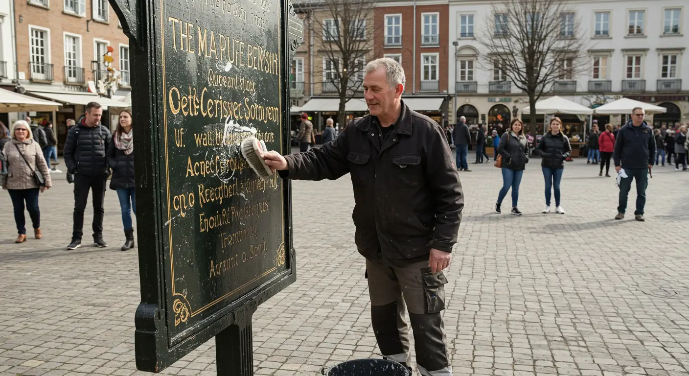 Placa de sinalização, como manter o cuidado
